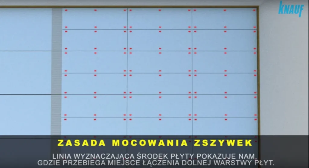 Układanie drugiej warstwy płyt